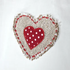 Voilage vitrage à passants (60 x 140 cm) Marianne Blanc